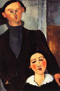 Amedeo Modigliani Jacques and Berthe Lipchitz oil painting artist